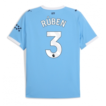 Billige Fotballdrakt Manchester City Ruben Dias #3 Replika Hjemmedrakt 2025-26 Kortermet